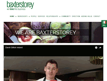 Tablet Screenshot of baxterstorey.ie