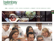 Tablet Screenshot of baxterstorey.com